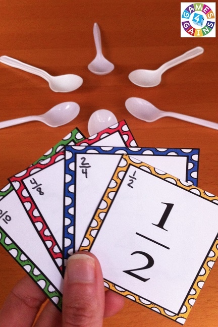 Spoons game fractions
