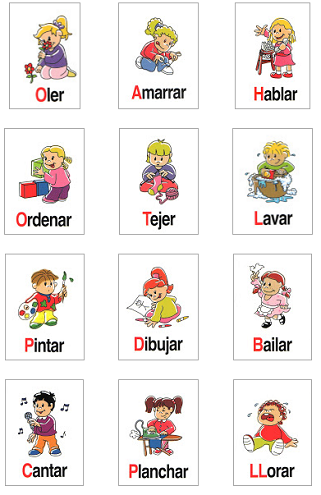 Loteria De Verbos Diario Educacion