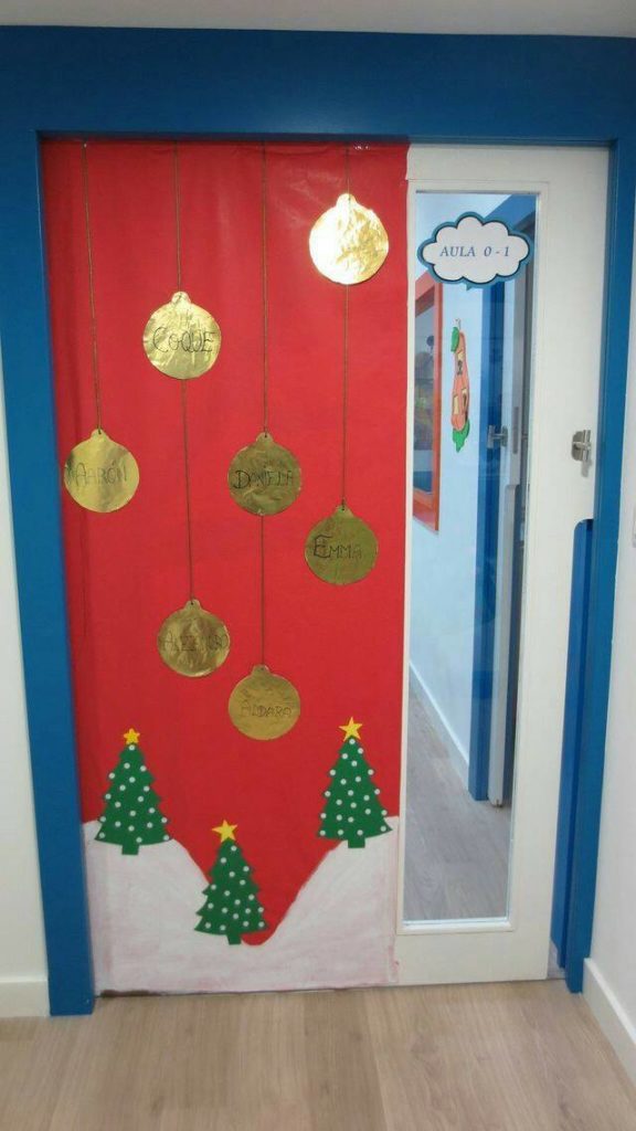 gris precedente popurrí Puertas navideñas, decoración para tu salón | Diario Educación