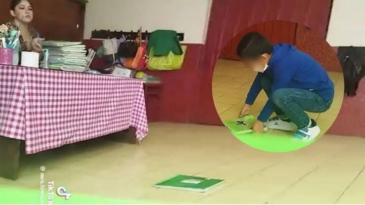 Maestra tira cuadernos al piso para que niños lo recojan - Diario Educación